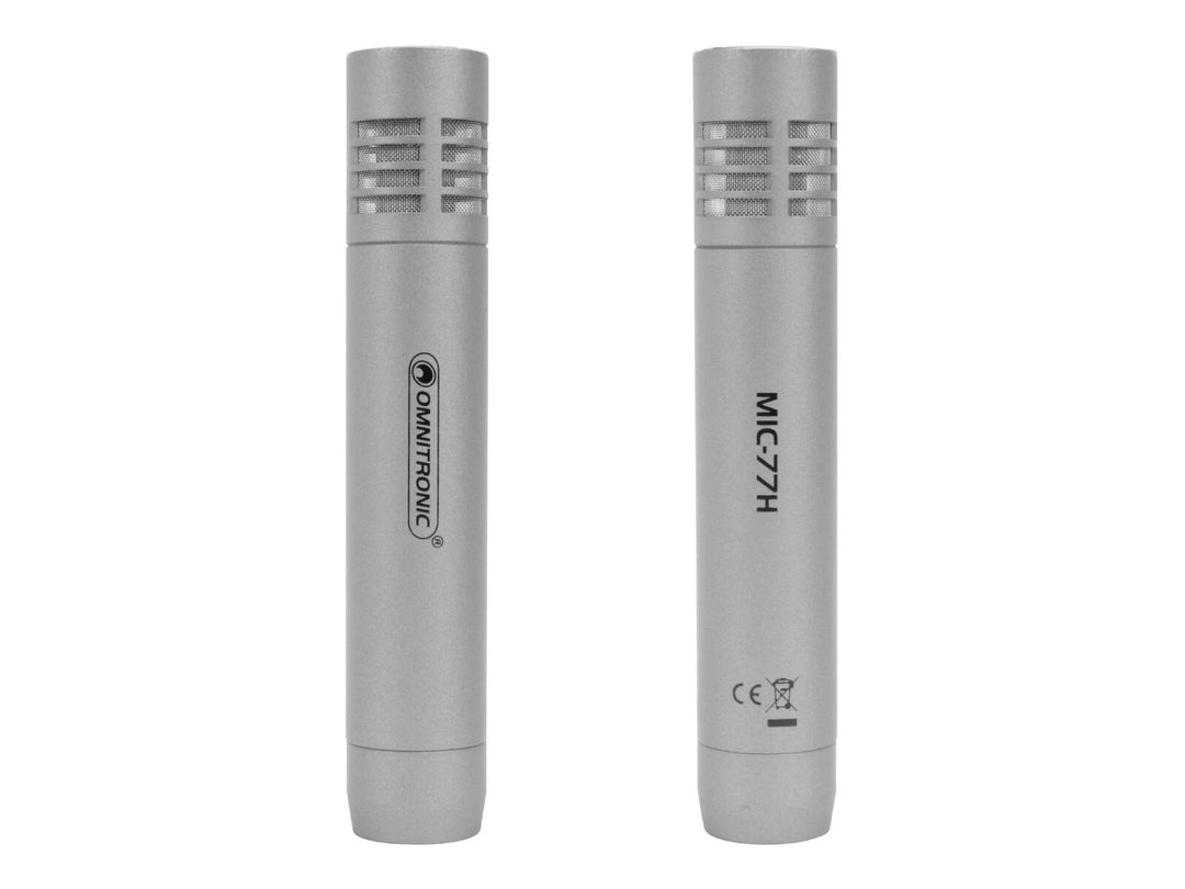 OMNITRONIC MIC 77H Microfono overhead per batteria