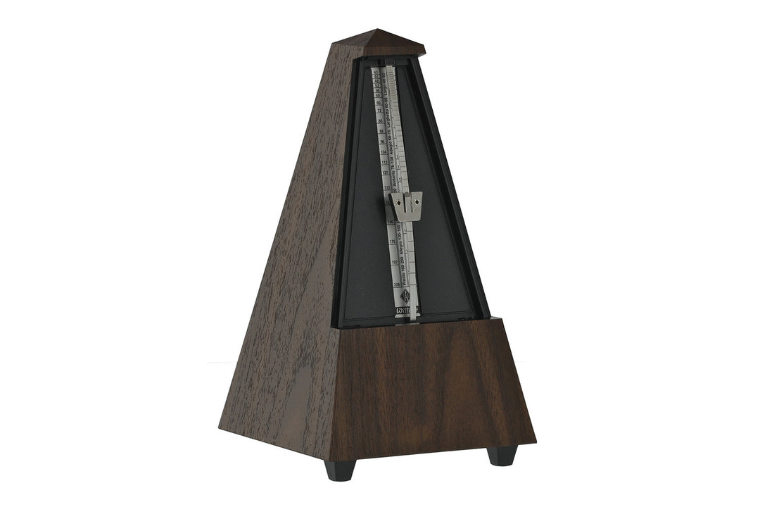 Wittner Metronomo a forma di piramide - Venatura noce 845131