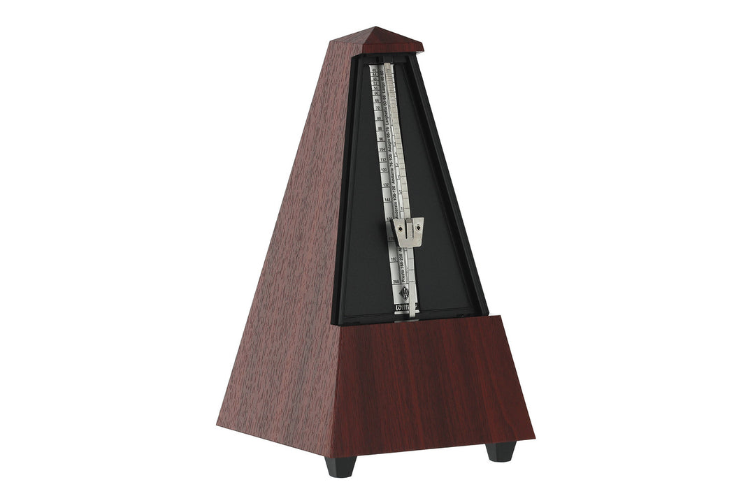 Wittner Metronomo forma piramidale - venatura mogano 845111