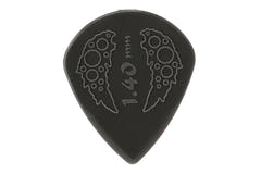 Plettri Ovation Diamond Grip Sharp Tip 1,40 mm, onyx black, 7 pz.
