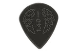 Plettri Ovation Diamond Grip Sharp Tip 1,40 mm, onyx black, 7 pz.