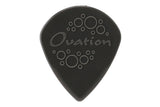 Plettri Ovation Diamond Grip Sharp Tip 1,40 mm, onyx black, 7 pz.