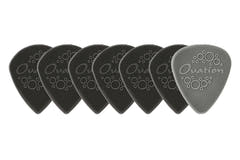 Plettri Ovation Diamond Grip Sharp Tip 1,40 mm, onyx black, 7 pz.