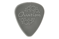 Plettri Ovation Diamond Grip Sharp Tip 1,40 mm, onyx black, 7 pz.