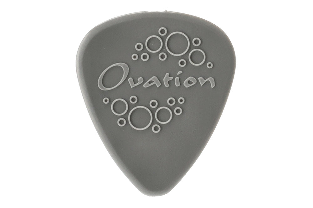 Plettri Ovation Diamond Grip Sharp Tip 1,40 mm, onyx black, 7 pz.