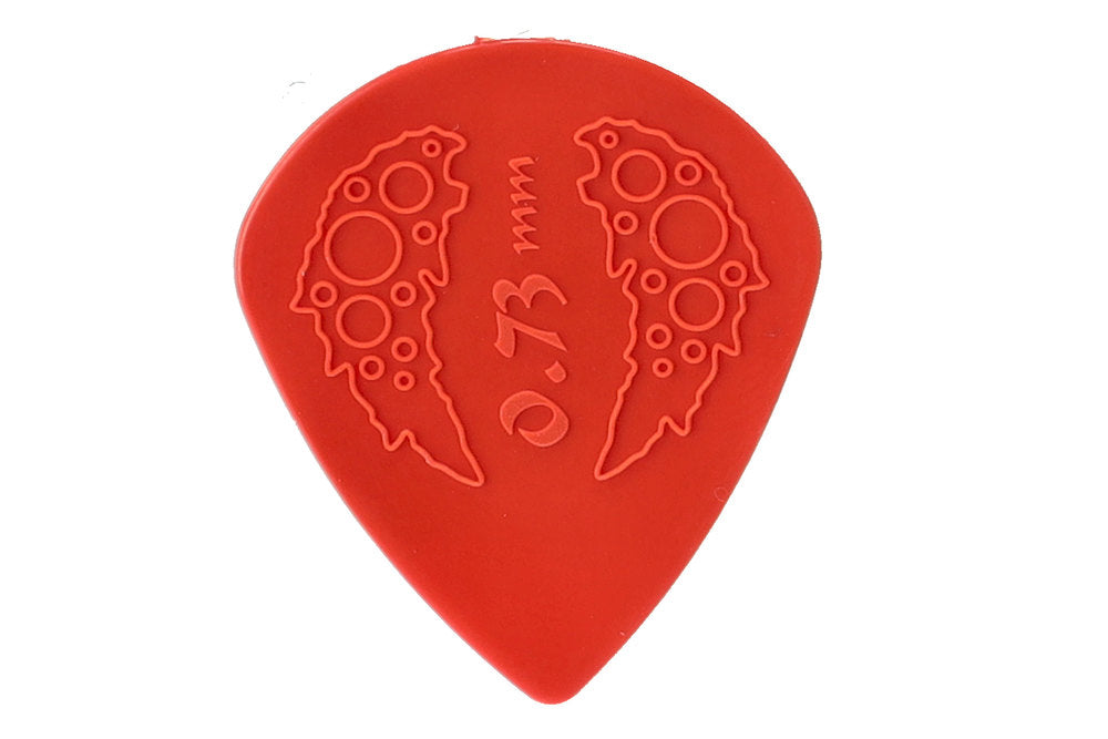 Ovation Diamond Grip Sharp Tip plettri 0,73 mm, red, 7 pezzi
