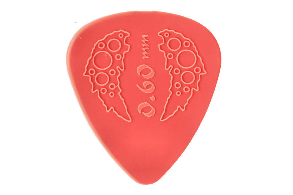 Ovation Diamond Grip Sharp Tip plettri 0,73 mm, red, 7 pezzi