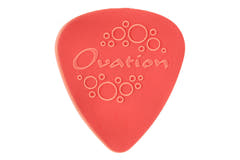 Ovation Diamond Grip Sharp Tip plettri 0,73 mm, red, 7 pezzi