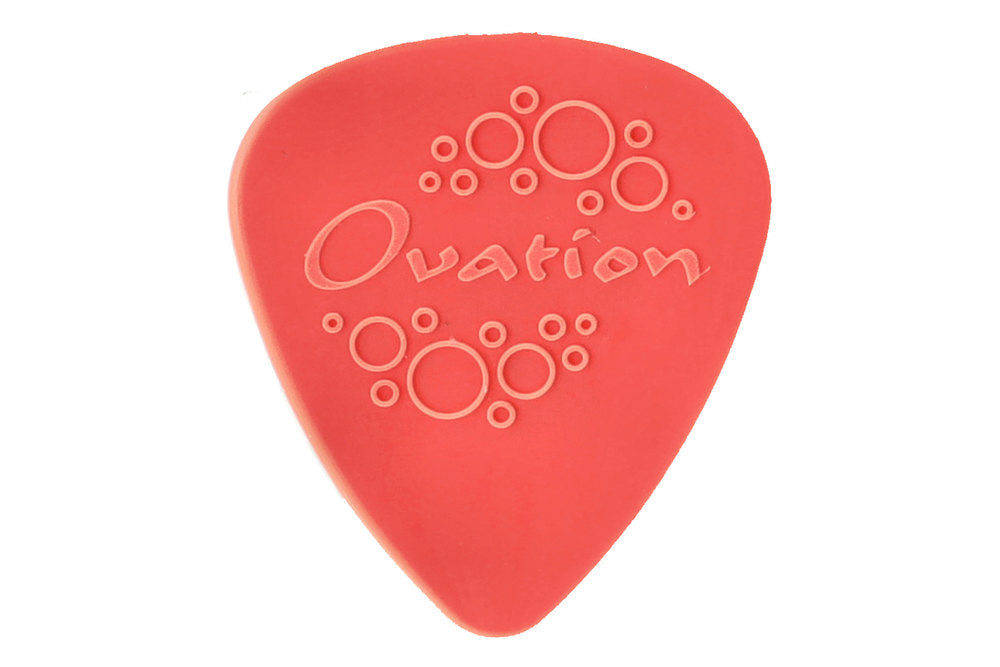 Ovation Diamond Grip Sharp Tip plettri 0,73 mm, red, 7 pezzi
