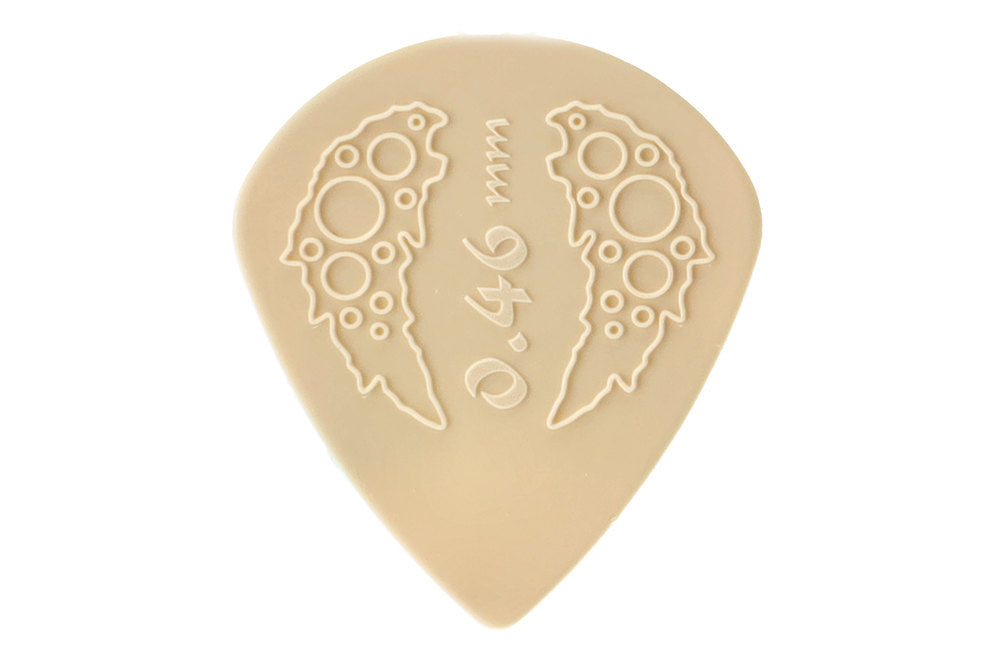 Ovation Diamond Grip Sharp Tip plettri 0,46 mm, Yellow, 7 pezzi