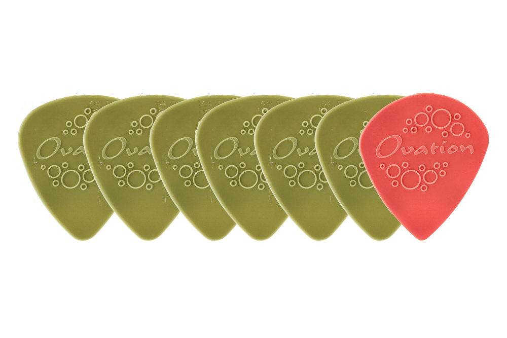 Ovation Diamond Standard 351 plettri 0,53 mm, moss green, 7 pz.