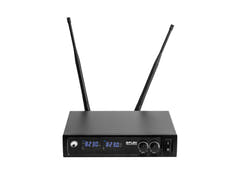 OMNITRONIC UHF E-FLEX 2, sistema microfonico wireless 823-832/863-865 MHz