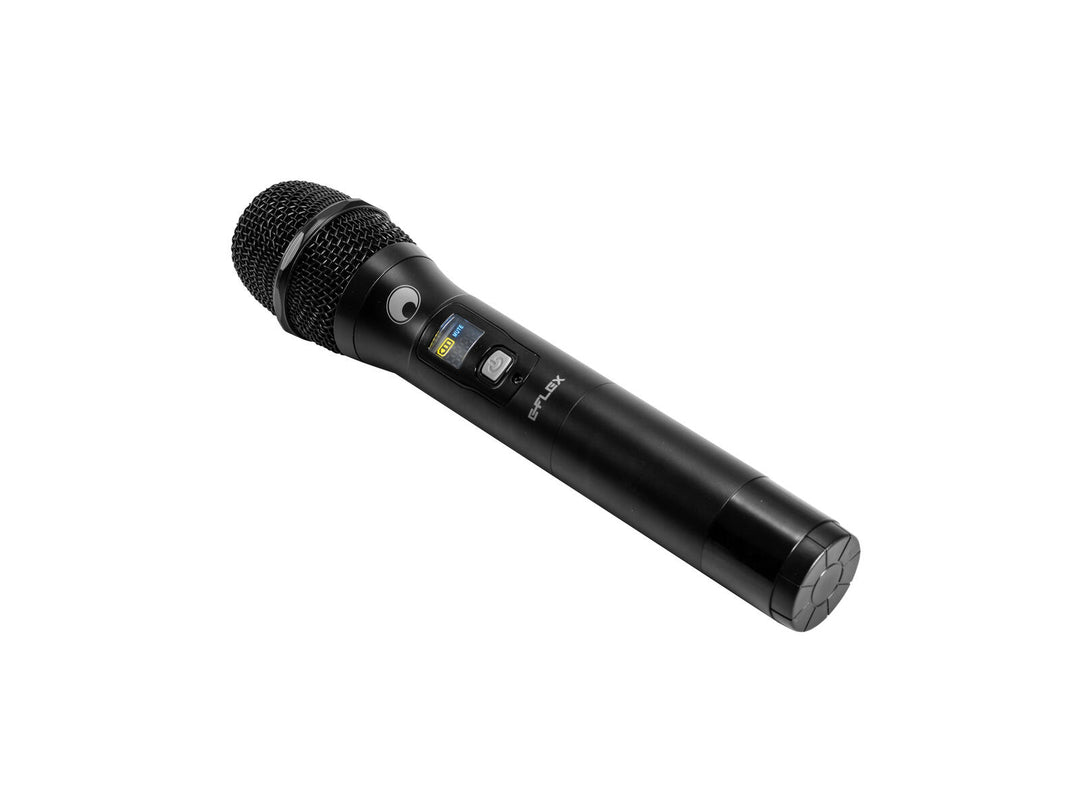 OMNITRONIC UHF E-FLEX Microfono palmare 823-832/863-865 MHz