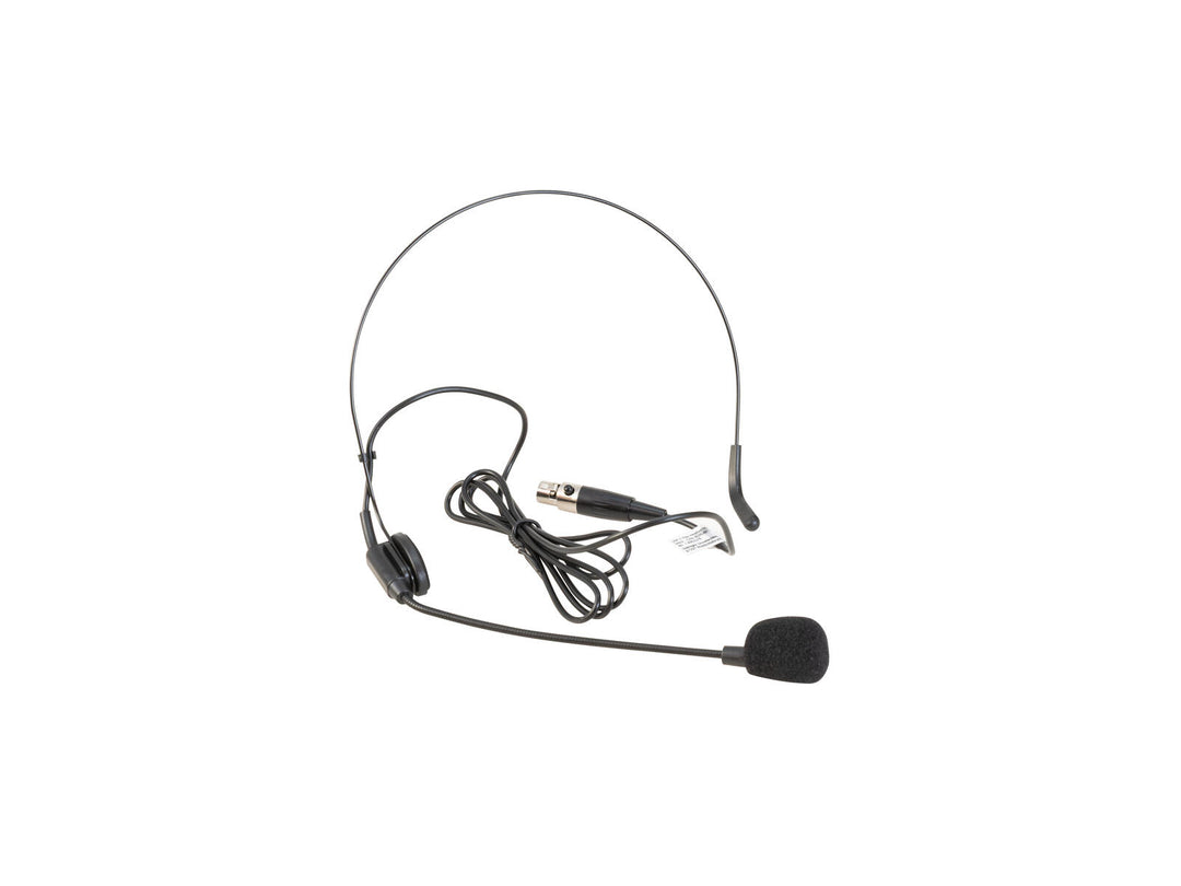 OMNITRONIC Microfono headset UHF E-FLEX nero