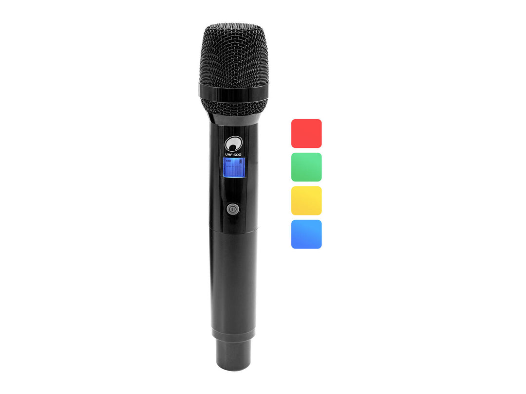 OMNITRONIC UHF-601 sistema microfonico wireless a 1 canale 823-832/863-865 MHz