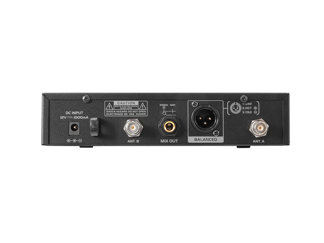 OMNITRONIC UHF-601 Sistema wireless per Microfoni a 1 canale 520-554 MHz