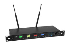 OMNITRONIC UHF-604 Sistema wireless per Microfoni a 4 canali 520-554 MHz