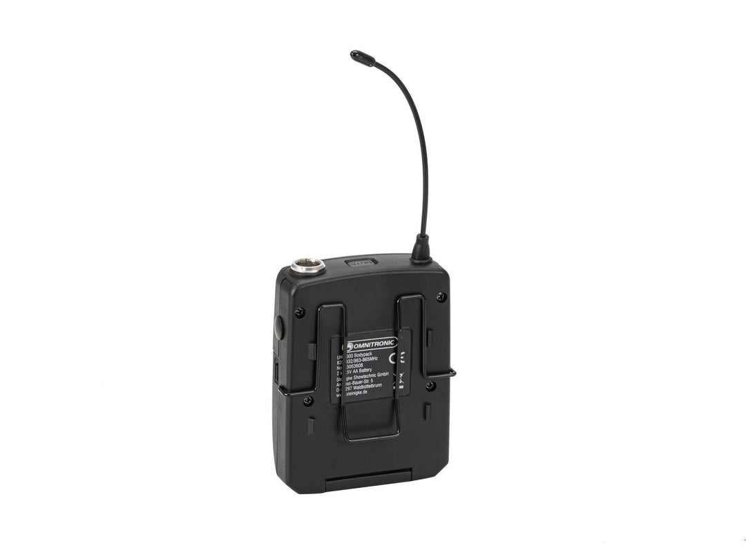 OMNITRONIC Bodypack UHF-600 823-832/863-865 MHz