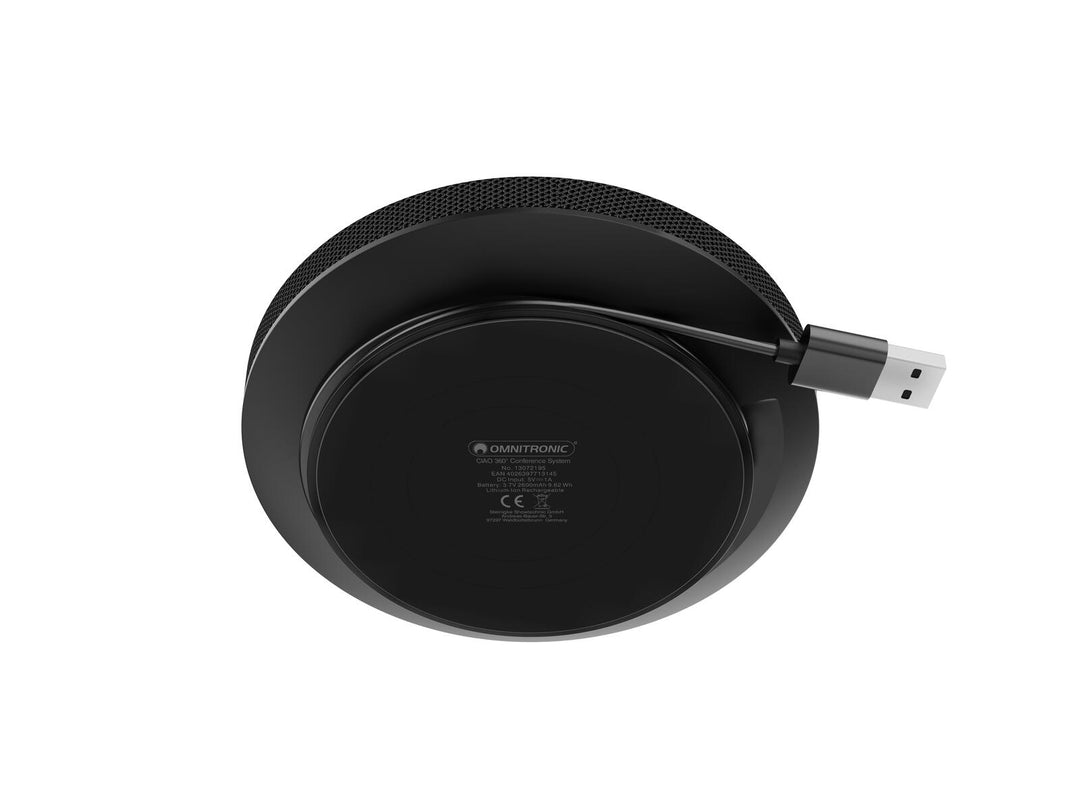 OMNITRONIC CIAO 360° Sistema per conferenze a batteria BT/USB