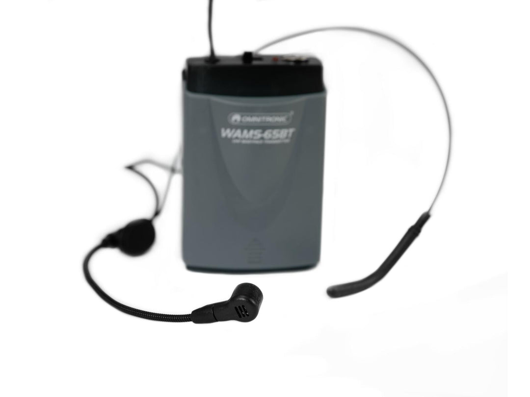 OMNITRONIC WAMS-65BT Trasmettitore Bodypack incl. Headset