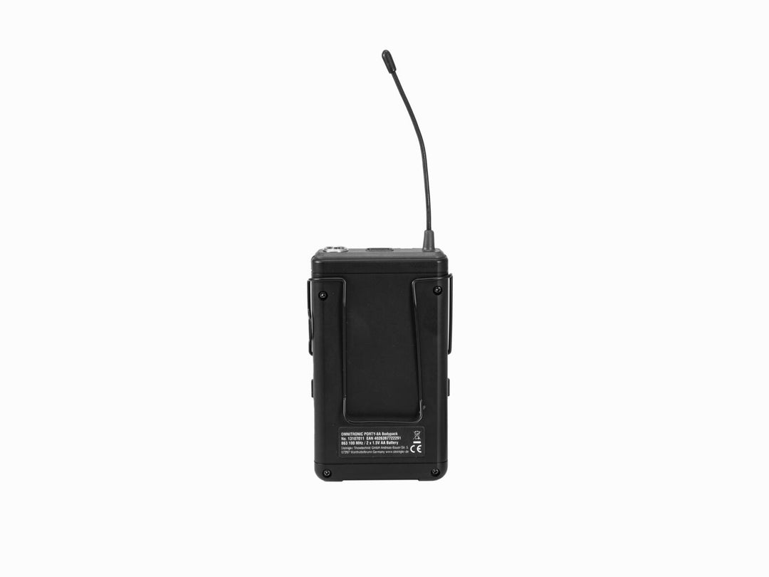 OMNITRONIC PORTY-8A Bodypack + Microfono headset 863.1MHz