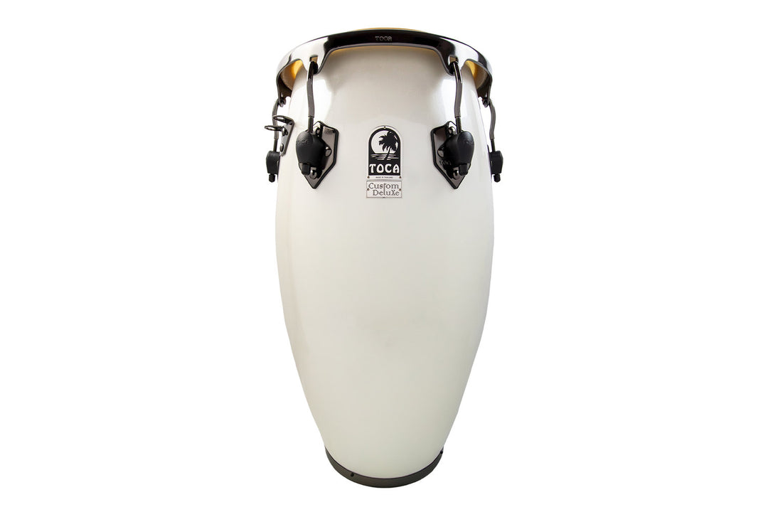Toca Conga Fiberglass Magarita Blanca, Black Chrome - Tumba (4612-1/2FMB)