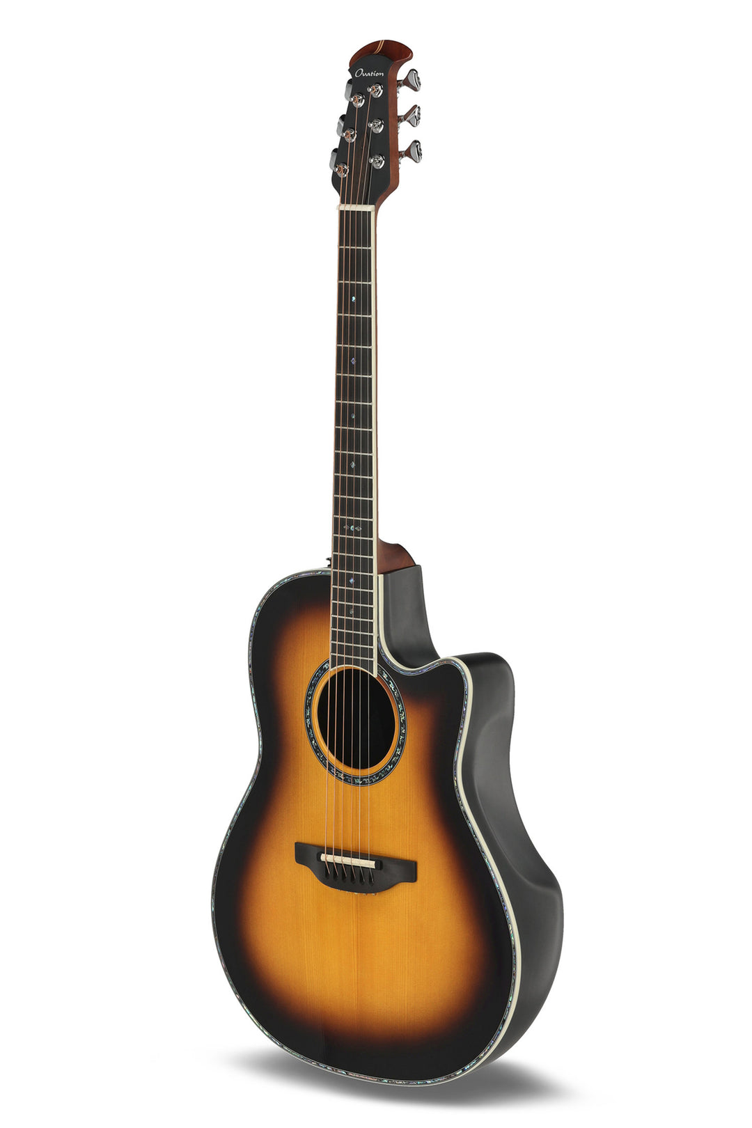 Ovation E-Acoustic Chitarre Pro series custom Balladeer Deep Contour - Vintage Burst (2762BL-VB-G)
