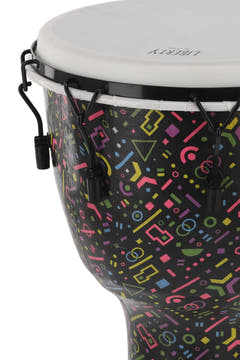 GEWA Djembé Liberty Series accordato meccanicamente - 14" Crazy Neon