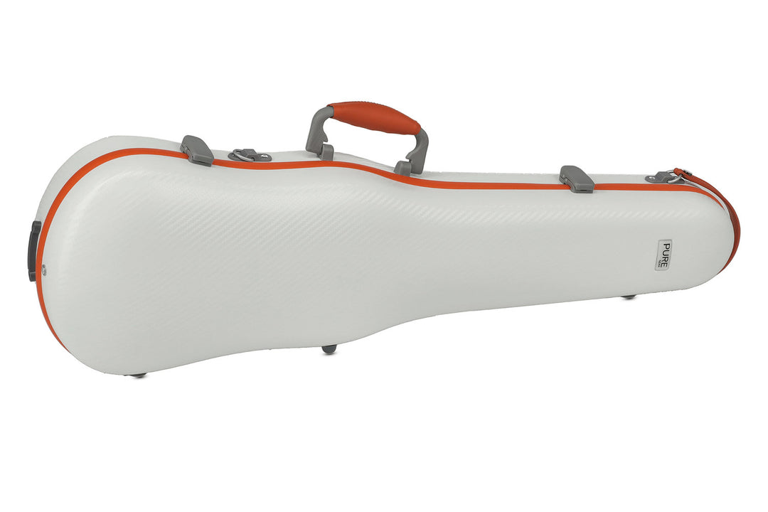 PURE GEWA custodie sagomate per violino Polycarbonate FUN - 4/4 - 1/2 (White / Blacj)