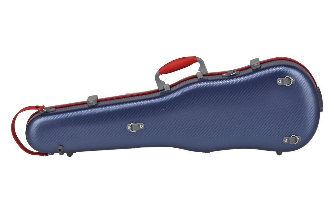 PURE GEWA Form shaped Violini cases Polycarbonate FUN - 4/4 - 1/2 (Blue / Black)