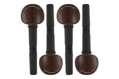 Wittner Finetune-Peg violino 1/2-1/4, Ø 7,2 mm, 4 pezzi, color palissandro