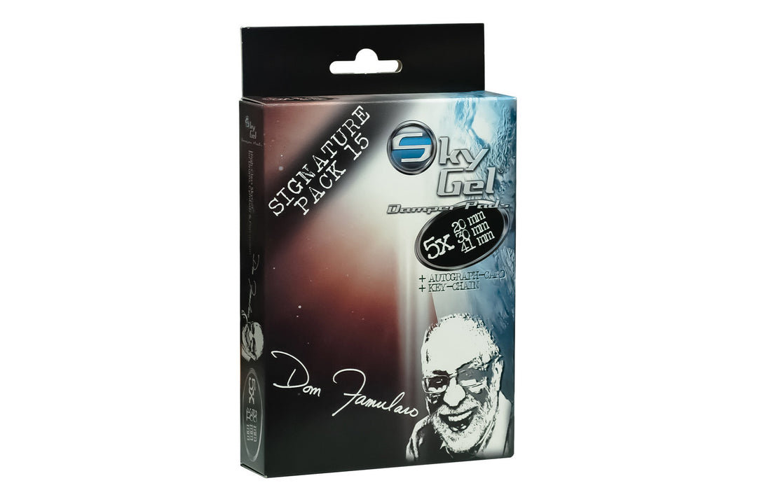 SKY Music Pad per batteria Skygel Signature Edition Dom Famularo - Black (SG15DFBK)