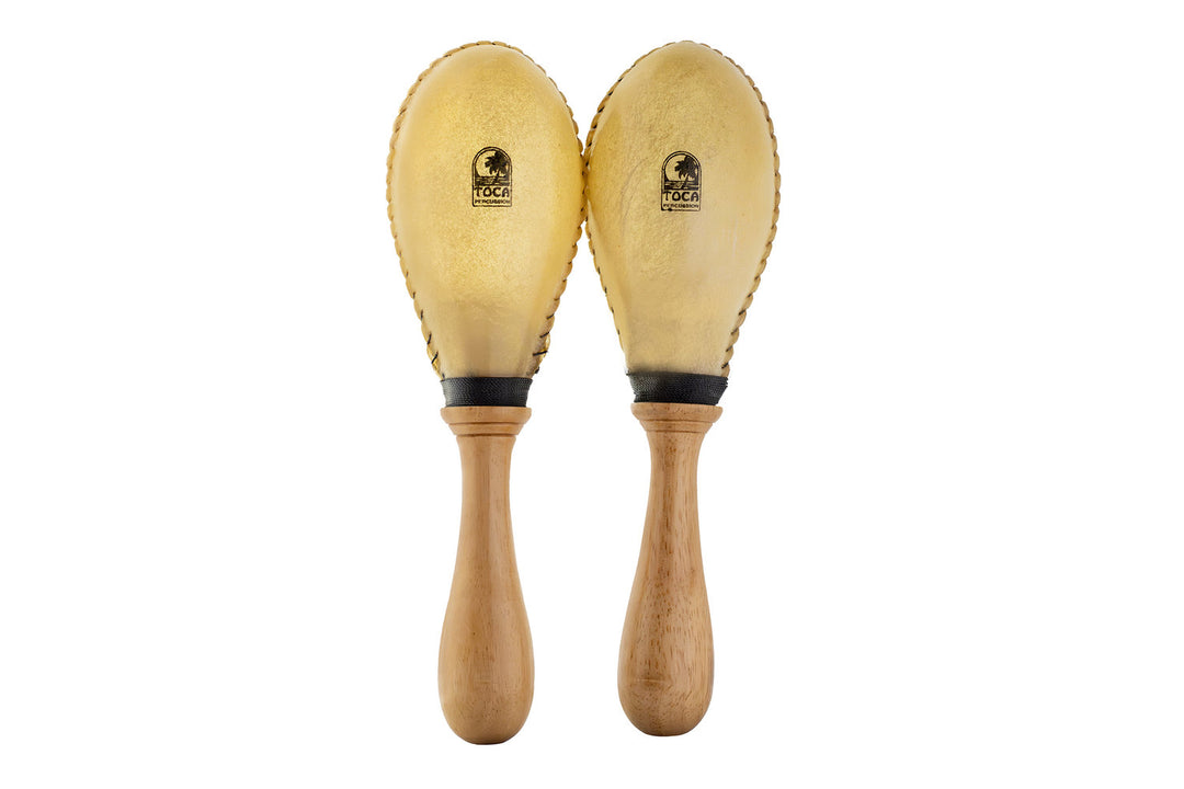 Toca Shaker Maraca tradizionale in pelle grezza - Media (T3141)