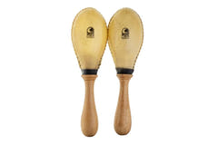 Toca Maracas tradizionali in pelle grezza - Grande (T3142)
