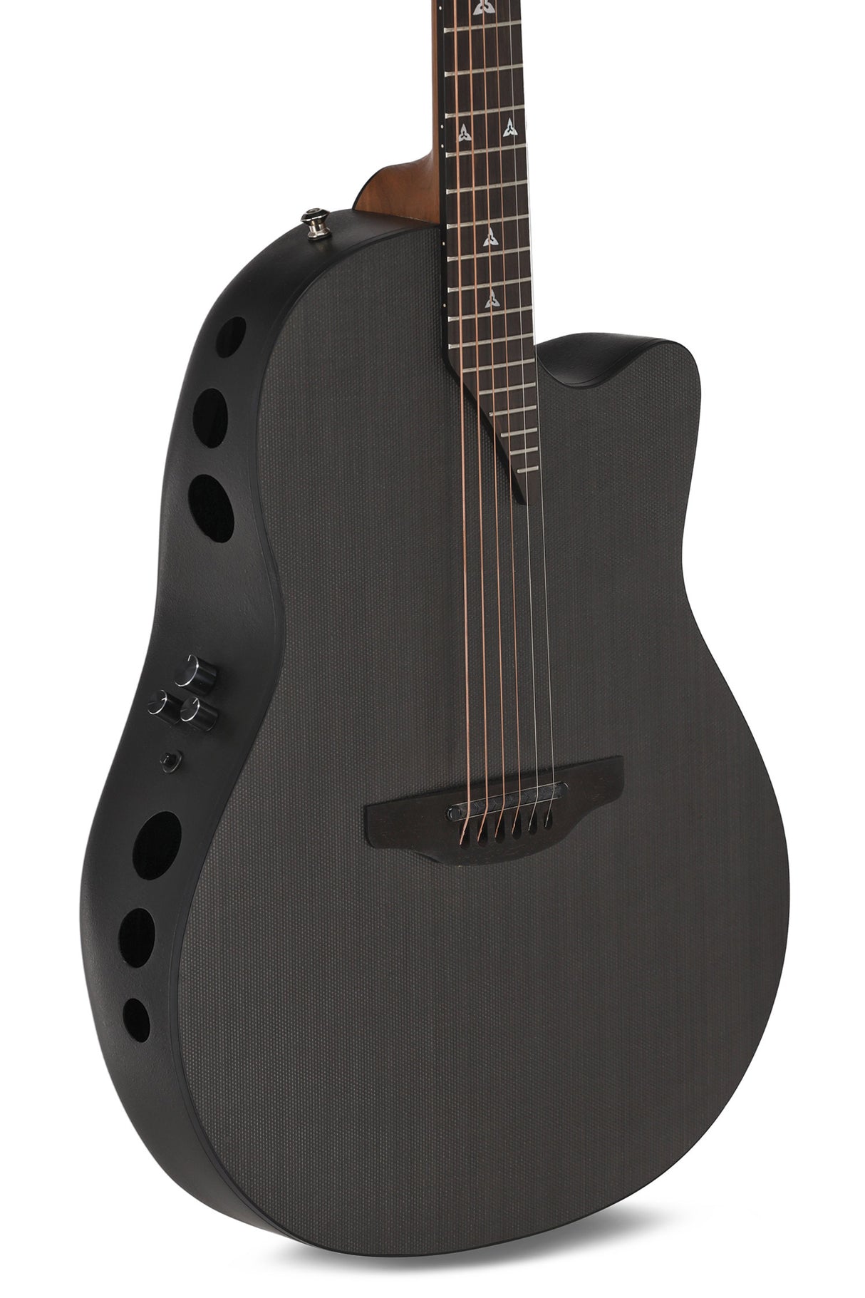 Adamas E-Acoustic Guitar 156SP-5-G Evolution Series Deep Cutaway - Natural Carbon Black (156SP-5-G)