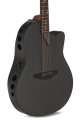 Adamas E-Acoustic Guitar 156SP-5-G Evolution Series Deep Cutaway - Natural Carbon Black (156SP-5-G)