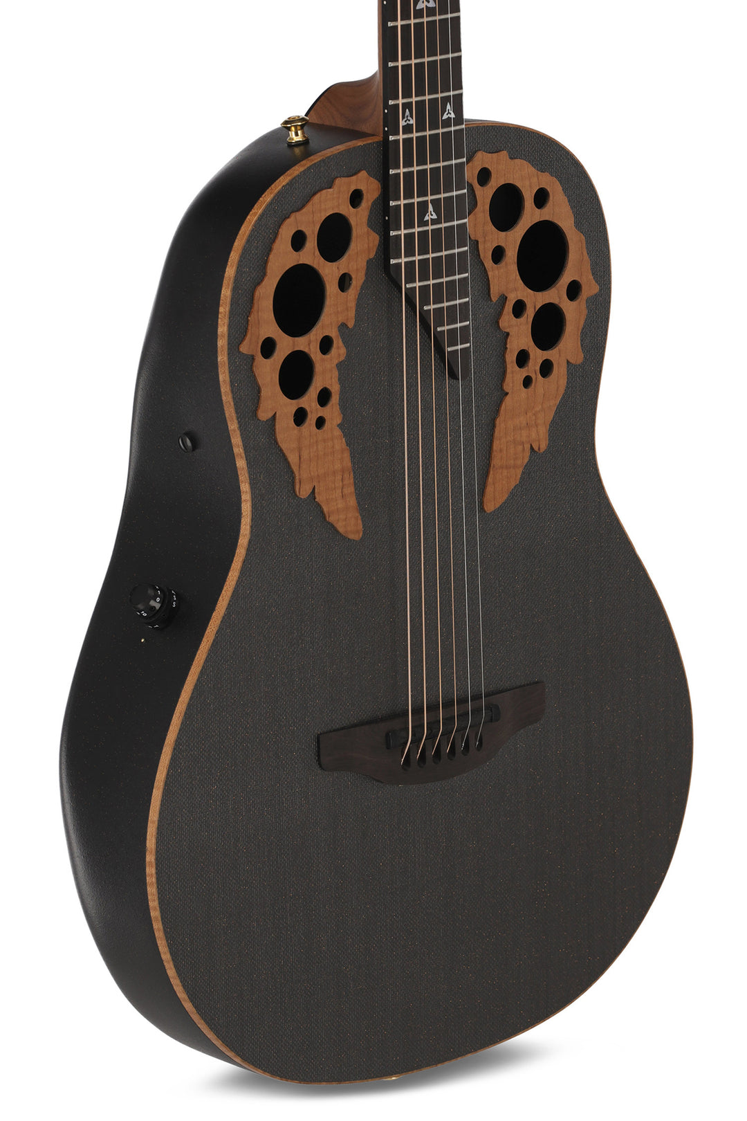 Adamas E-Acoustic Chitarre ADAMAS U581T-FM Mid-Depth Non-Cutaway - Black Satin Copper Metal Flake (U581T-FM-G)