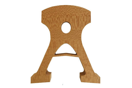 Ponticello per violoncello Milo Stamm Premium modello ALFA+, 4/4, 90 mm