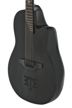 Adamas chitarra E-Acoustic 1598-MEIII Melissa Etheridge Signature Mid Cutaway a 12 corde - Black Satin (1598-MEIII)