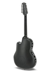 Adamas chitarra E-Acoustic 1598-MEIII Melissa Etheridge Signature Mid Cutaway a 12 corde - Black Satin (1598-MEIII)