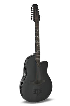 Adamas chitarra E-Acoustic 1598-MEIII Melissa Etheridge Signature Mid Cutaway a 12 corde - Black Satin (1598-MEIII)