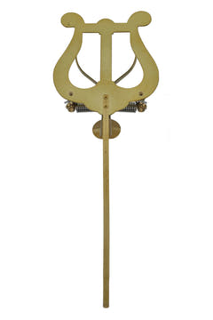 GEWA lira, medium, ottone giallo, 2 portapartiture