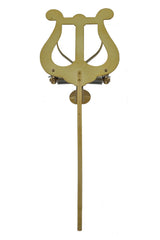 GEWA lira, medium, ottone giallo, 2 portapartiture