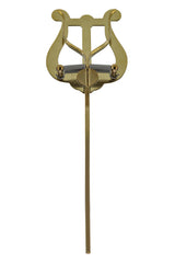 GEWA lira, medium, ottone giallo, 2 portapartiture