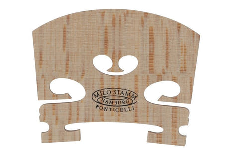 Milo Stamm Standard ponticello per violino modello A, 4/4, cuore basso, 41 mm