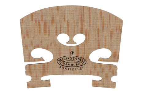 Milo Stamm Premium ponticello per violino modello A, 4/4, cuore basso, 41,5 mm