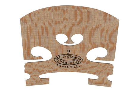 Milo Stamm Premium mentoniera per violino modello B, 4/4, cuore basso, 41 mm