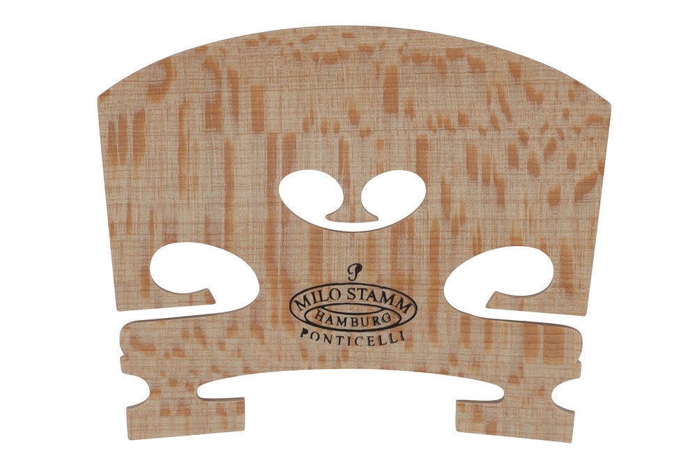Ponticello per viola Milo Stamm Premium modello B, cuore basso, 46 mm
