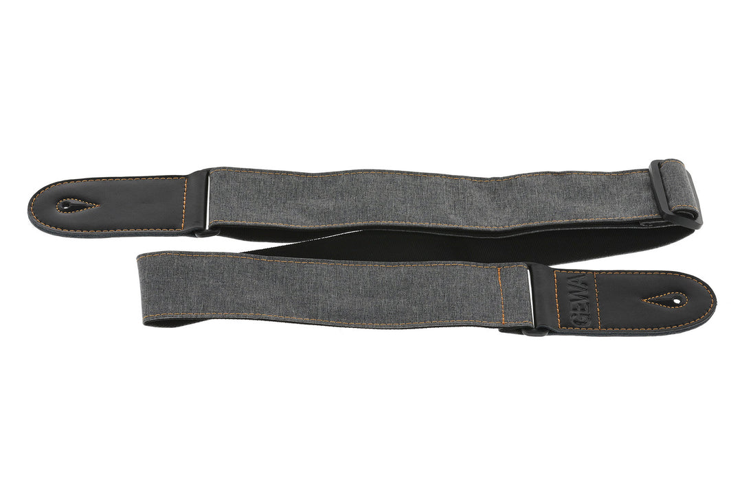 GEWA Chitarre Cinghie Nuovi colori - grigio acciaio (60 mm)