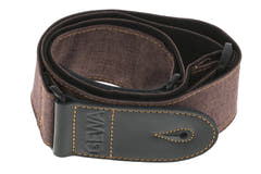 GEWA Chitarre Cinghie Nuovi colori - marrone terra (60 mm)